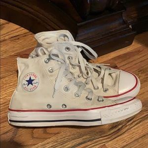 Converse All Star High-tops.  Women’s 6